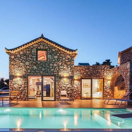 Gerakada Exclusive-Seaview Villa With Private Pool Koroni  Exterior photo