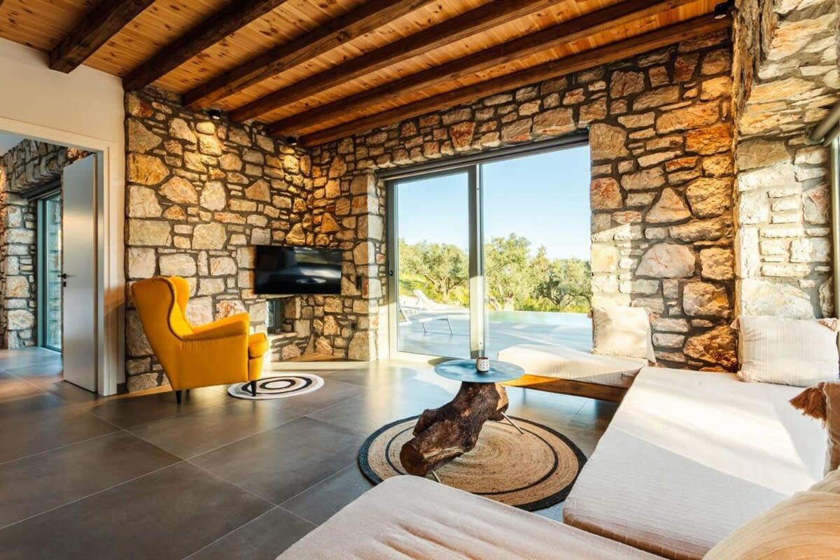 Gerakada Exclusive-Seaview Villa With Private Pool Koroni  Exterior photo
