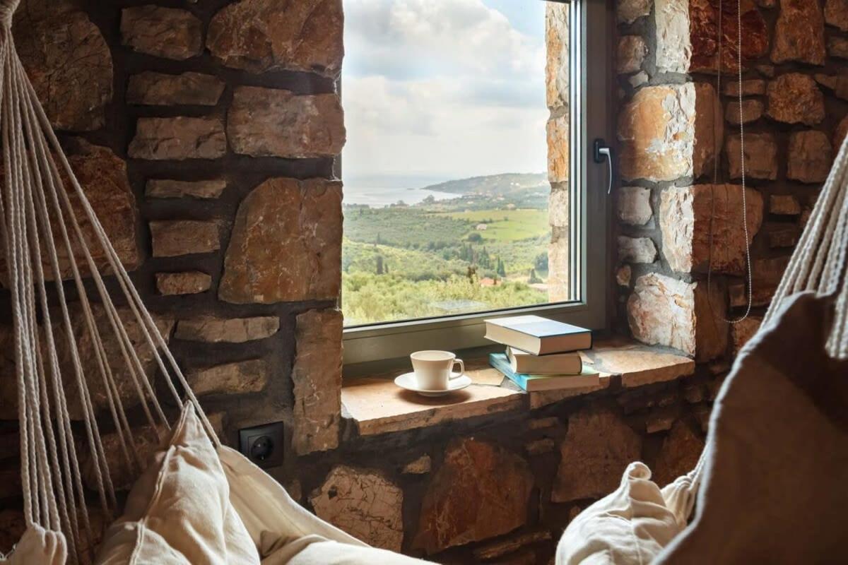 Gerakada Exclusive-Seaview Villa With Private Pool Koroni  Exterior photo
